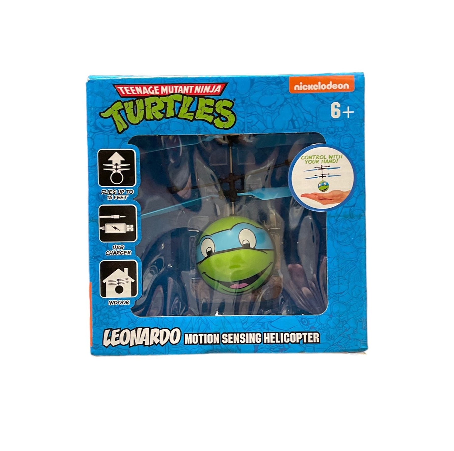 Tortugas Ninja Leonardo volador