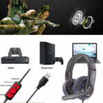 Audífonos de Diadema Gamer con entrada Usb, para Audio, Xbox 360, Pc, Ps4 / dm.q6
