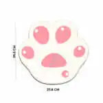 Mouse pad ergonómico antiderrapante en forma de huella sm.06