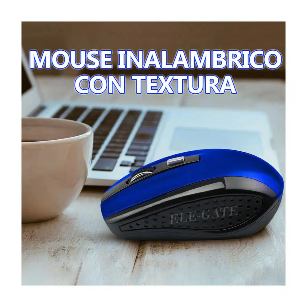 Mouse ratón inalámbrico óptico wireless ele-gate con dpi ajustable, variedad de colores / wxmo.13